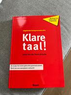 Klare Taal! Uitgebreide basisgrammatica NT2 + online code, Boeken, Ophalen of Verzenden, Alpha, Zo goed als nieuw, Overige niveaus