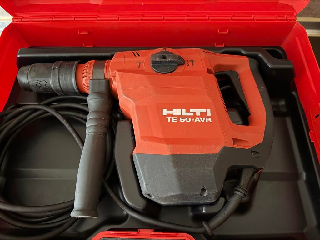 Hilti TE 50-AVR SDS Max combihamer met koffer, Boor- en/of Breekhamer, Ophalen of Verzenden, Klopboormechanisme, Gebruikt