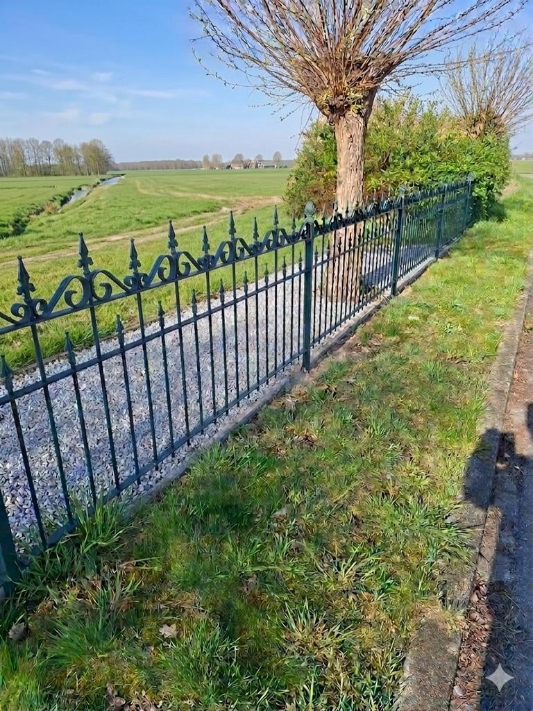 Sierhekwerk - Zware Kwaliteit met Palen, Ophalen of Verzenden, Gebruikt, IJzer, Sierhekwerk