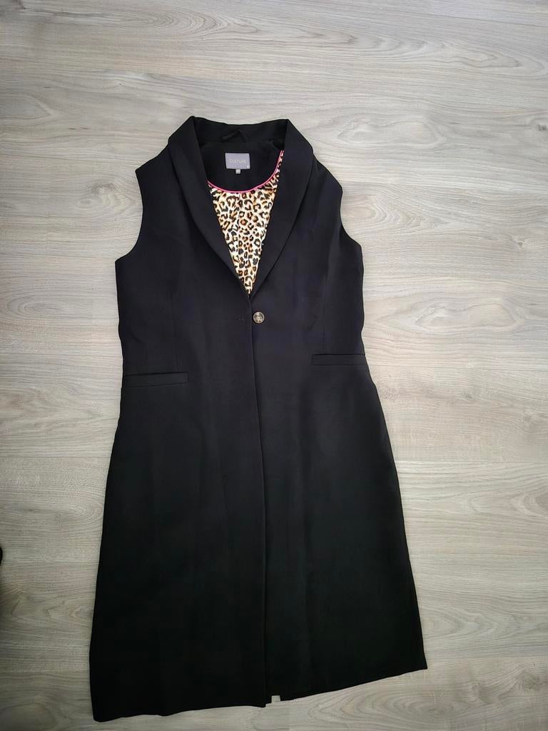 Culture CUcenette blazer lang, zwart, maat 40, Kleding | Dames, Maat 38/40 (M), Zwart, Nieuw, Ophalen of Verzenden