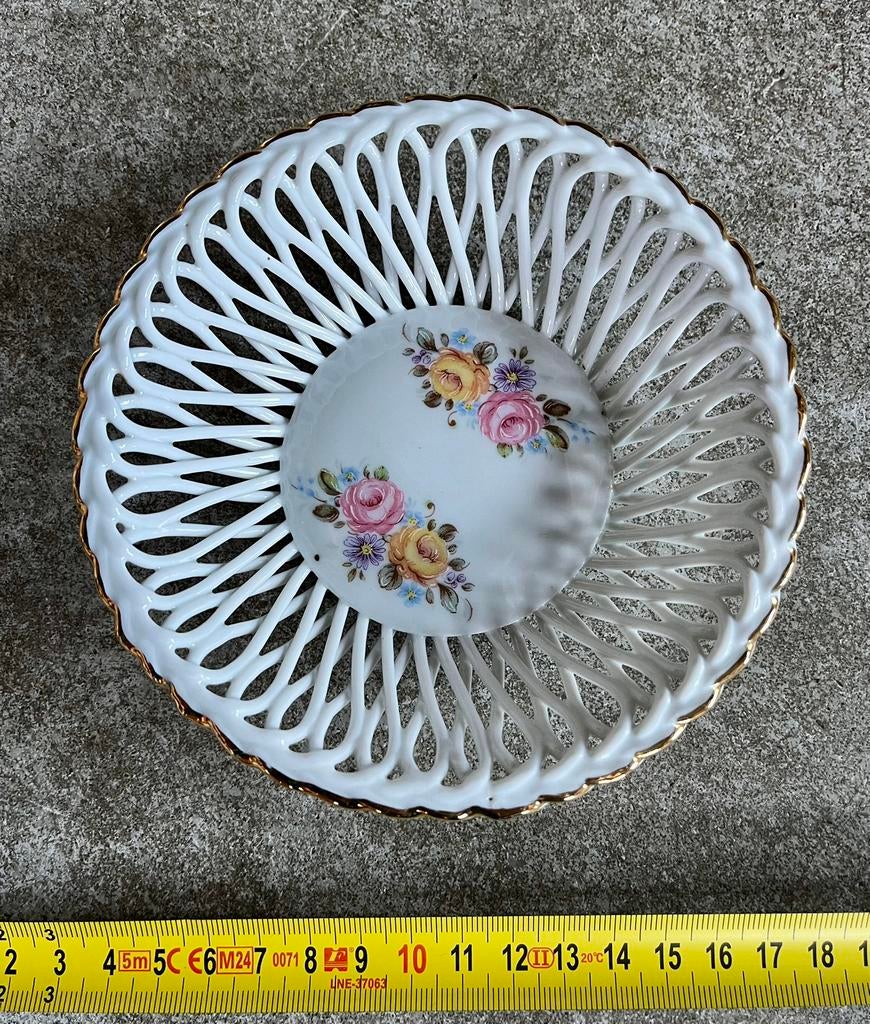 Schaaltje met bloemen, Ophalen of Verzenden