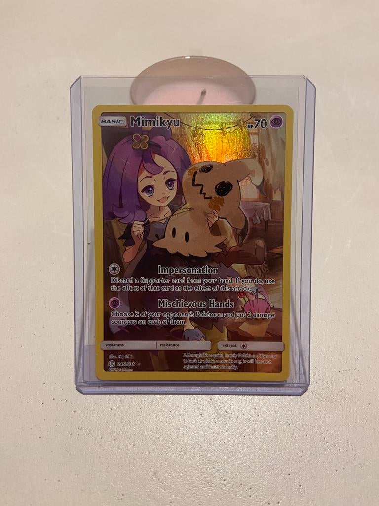 Mimikyu (CEC245) Cosmic Eclipse - Pokemon, Ophalen of Verzenden, Nieuw, Losse kaart, Foil