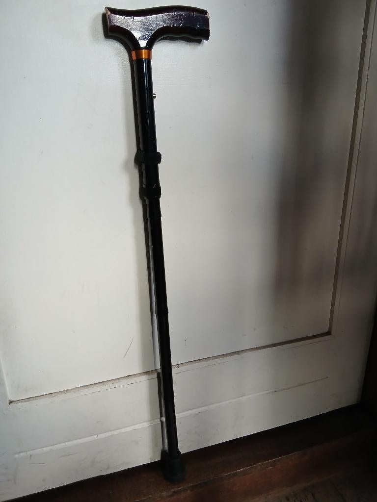 reiswandelstok verstelbaar en inklapbaar wandelstok, Ophalen of Verzenden, Verstelbaar, Gebruikt