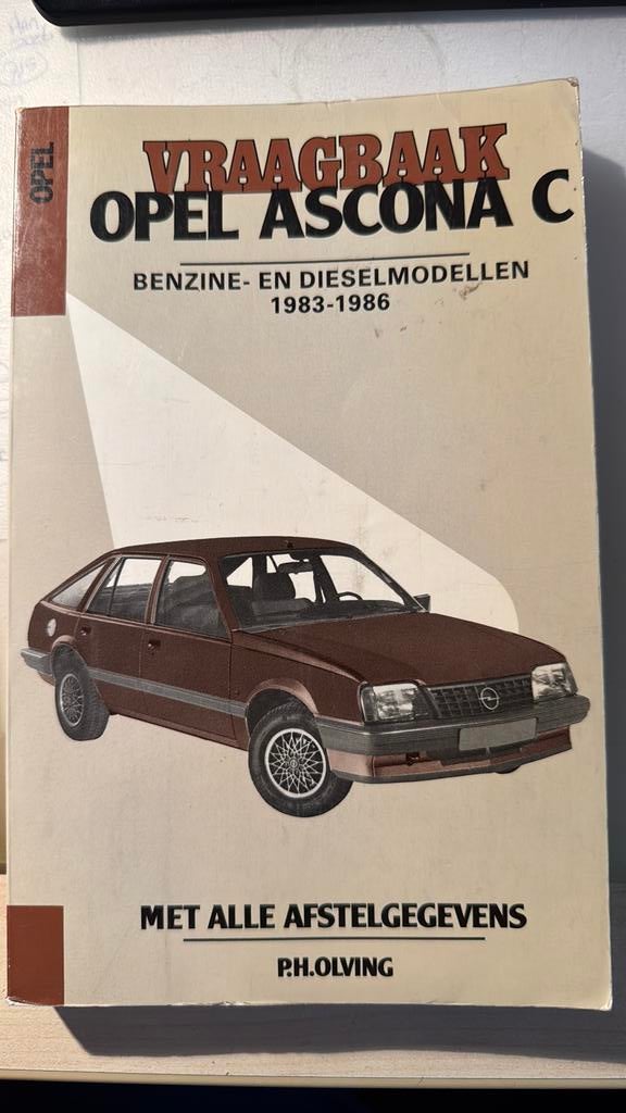 Vraagbaak Opel Ascona C 1983 - 1986, Ophalen of Verzenden