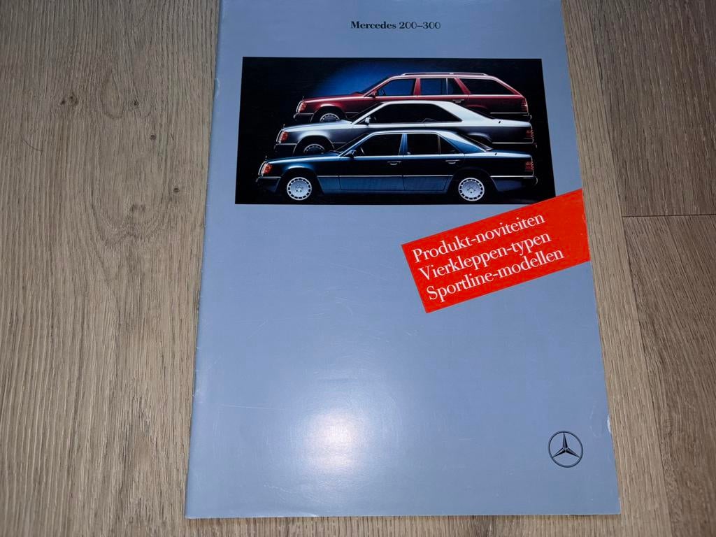 Folder Mercedes-Benz W124, S124, C124 1989, Ophalen of Verzenden, Zo goed als nieuw, Mercedes
