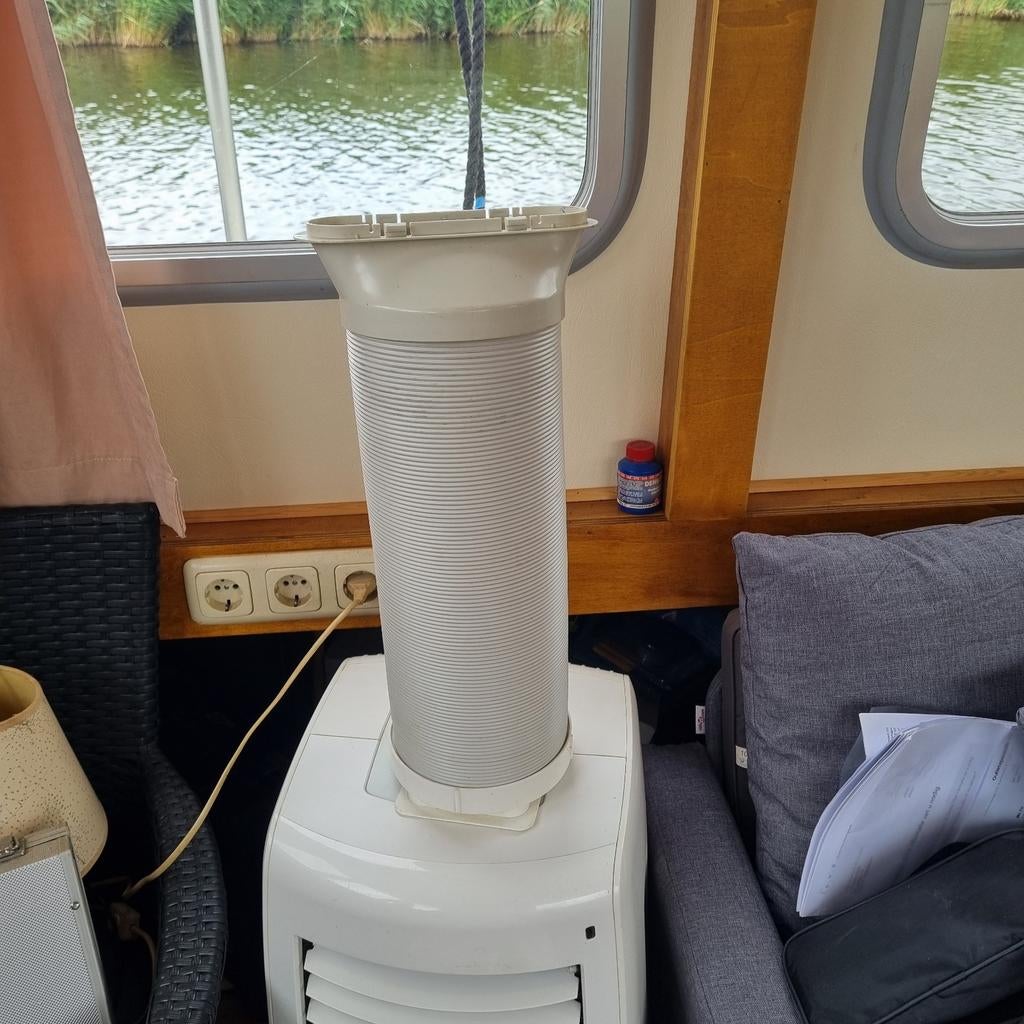 Goed werkende  Fairline airco, Witgoed en Apparatuur, Airco's, Mobiele airco, Minder dan 60 m³, 3 snelheden of meer, Ophalen of Verzenden
