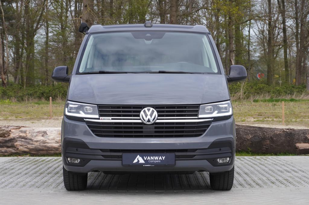 Volkswagen California Ocean Edition T6.1 204pk Automaat 4-mo, Caravans en Kamperen, Automaat, Volkswagen, Diesel, Achteruitrijcamera