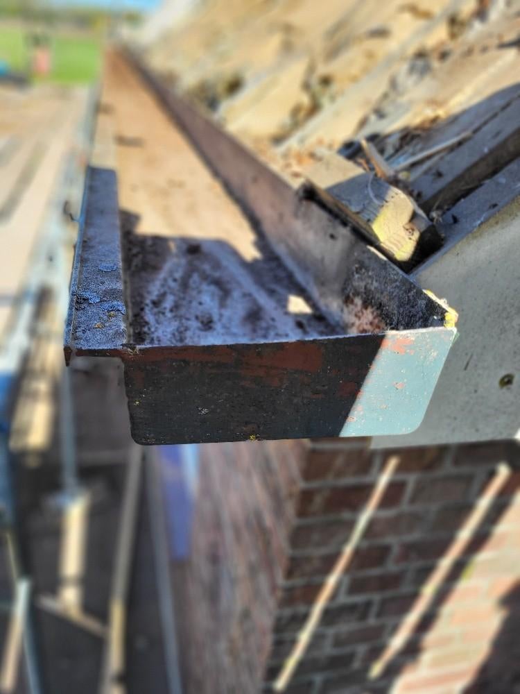 Dakgoot, ca 19 mtr. gratis afhalen, Doe-het-zelf en Verbouw, Buizen en Afvoer, Ophalen, Overige materialen, Gebruikt, 2 tot 4 meter