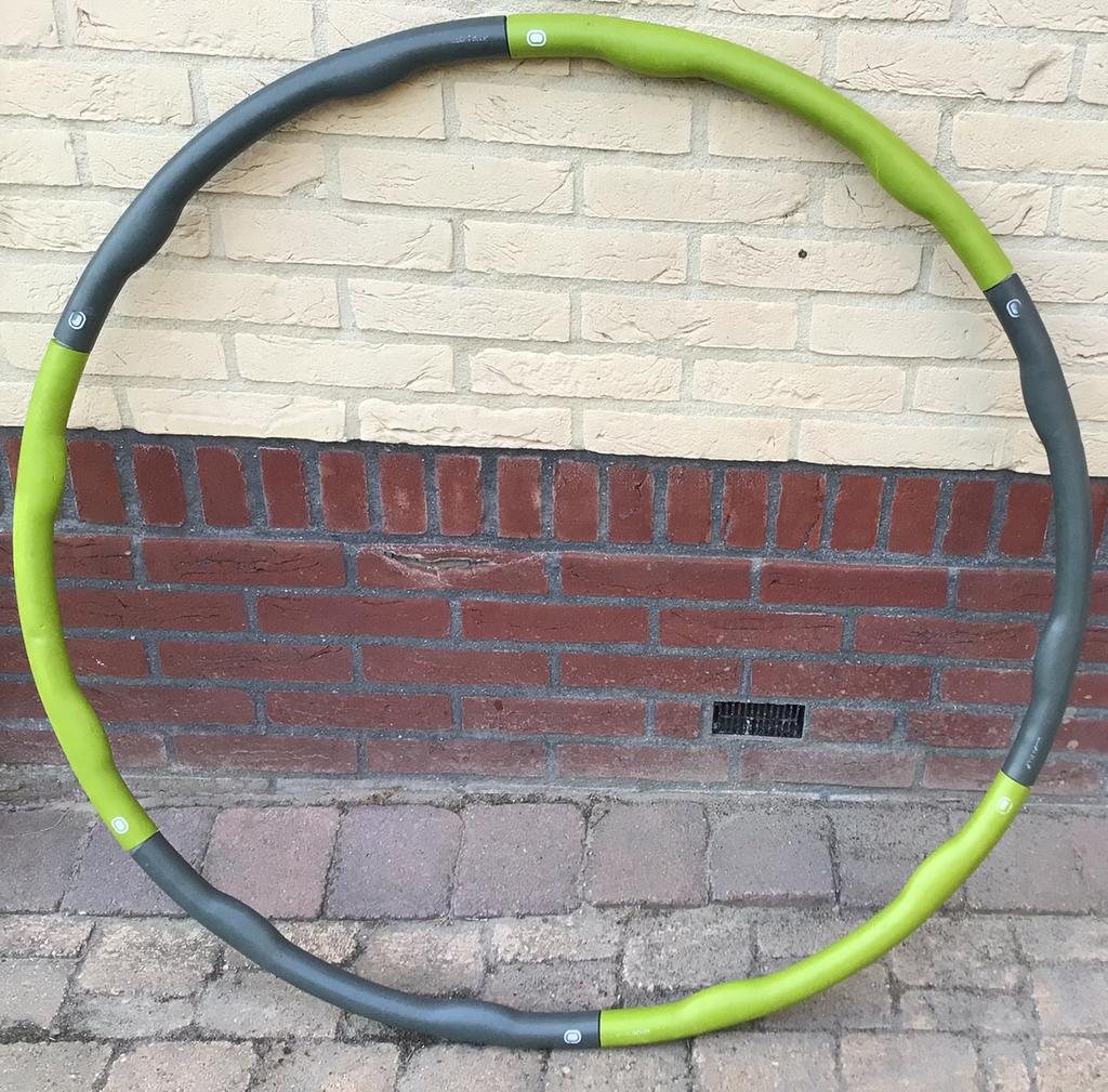 Fitness hoepel hoelahoep, Ophalen of Verzenden, Met gewicht, Gebruikt, Fitness hoelahoep