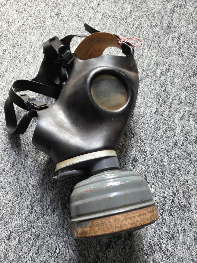 Gasmasker merk Drager uit 1963, Ophalen of Verzenden, Landmacht, Nederland, Overige typen