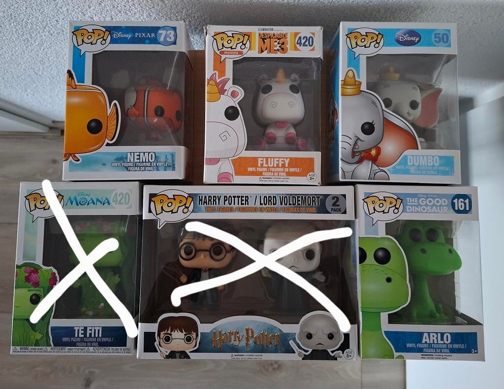 Funko Pop Set - 4 Stuks - Ook Apart Te Koop, Verzenden, Nieuw
