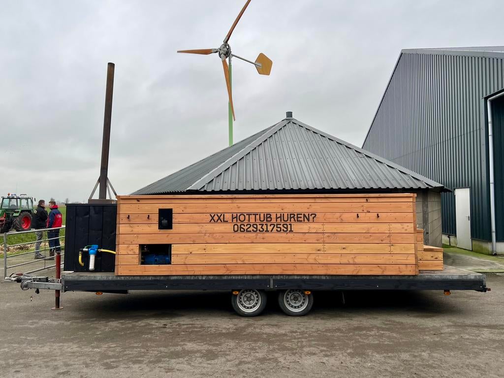 XXL hottub te huur, Tuin en Terras, Bubbelbaden en Hottubs, Ophalen, -, -, Nieuw