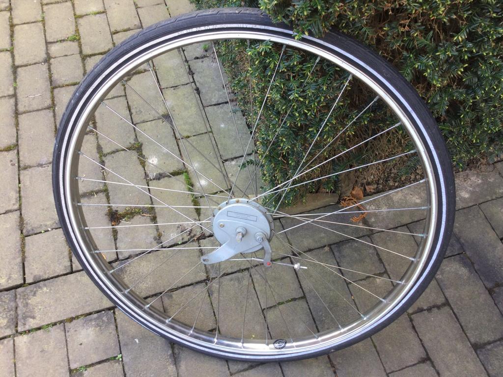 28 inch voorwiel met trommelrem, Fietsen en Brommers, Ophalen of Verzenden, Gebruikt