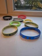 Diverse siliconen armbanden - set van 8, Ophalen of Verzenden, Gebruikt, Overige kleuren, Overige materialen