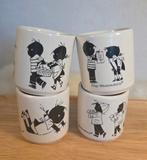 Eierdopjes 4 stuks.  Fiep Westendorp / Jip en Janneke, Overige typen, Ophalen of Verzenden, Zo goed als nieuw, Overige stijlen