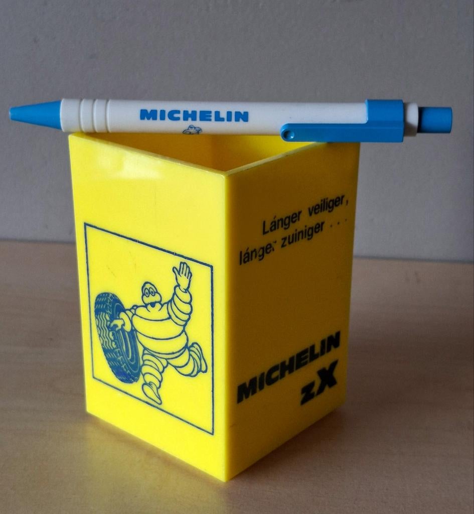 Michelin Banden pennenhouder met balpen, Ophalen of Verzenden, Gebruiksvoorwerp