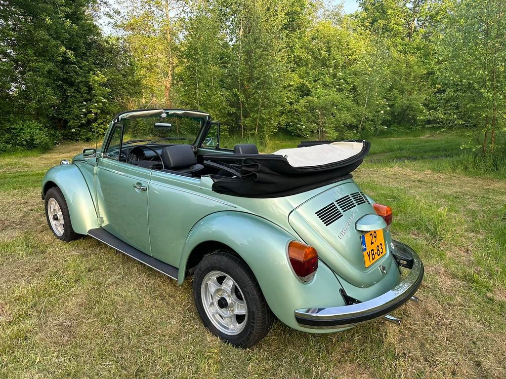 VW kever cabriolet . Zeldzame uitvoering. Nieuwstaat, Achterwielaandrijving, Zwart, Overige kleuren, Cabriolet