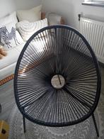 Zwarte stoel met spijlen, Huis en Inrichting, Stoelen, Ophalen, Gebruikt, Zwart, Eén