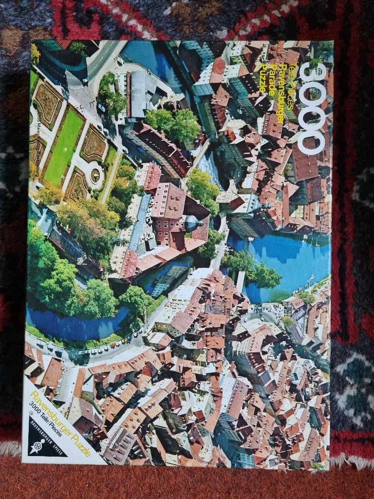 Puzzel Ravensburger 3000 stukjes Bamberg, Hobby en Vrije tijd, Denksport en Puzzels, Ophalen, Meer dan 1500 stukjes, Zo goed als nieuw