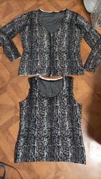 Claudia Sträter setje top en vest met 55% wol maat 40, Kleding | Dames, Maat 38/40 (M), Overige kleuren, Ophalen of Verzenden