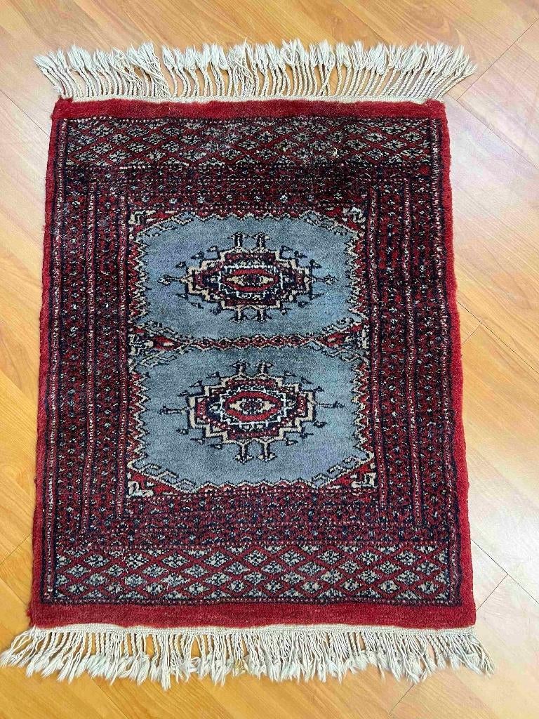 Tapijt handgeknoopt 61/47 cm, Minder dan 50 cm, Gebruikt, 50 tot 100 cm, Etten-Leur