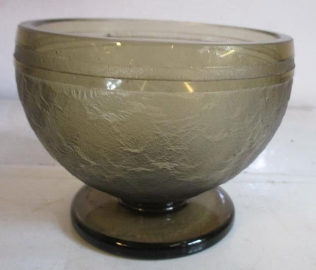 art deco frosted glas Schneider schaal Le Verre Francais 31, Antiek en Kunst, Verzenden