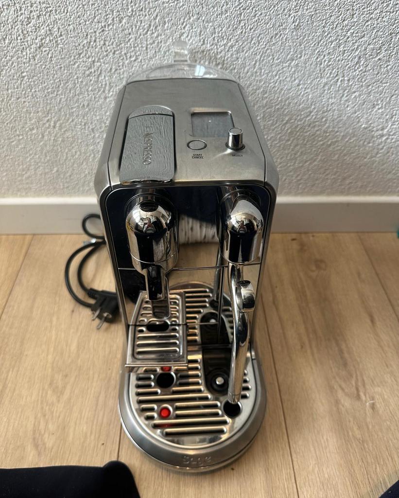 SAGE Creatista Plus - Capsulemachine - Zilver, Witgoed en Apparatuur, Koffiezetapparaten, Ophalen, Zo goed als nieuw, Koffiemachine