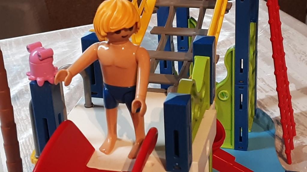 6670 waterspeeltuin, Kinderen en Baby's, Speelgoed | Playmobil, Ophalen of Verzenden, Zo goed als nieuw, Complete set