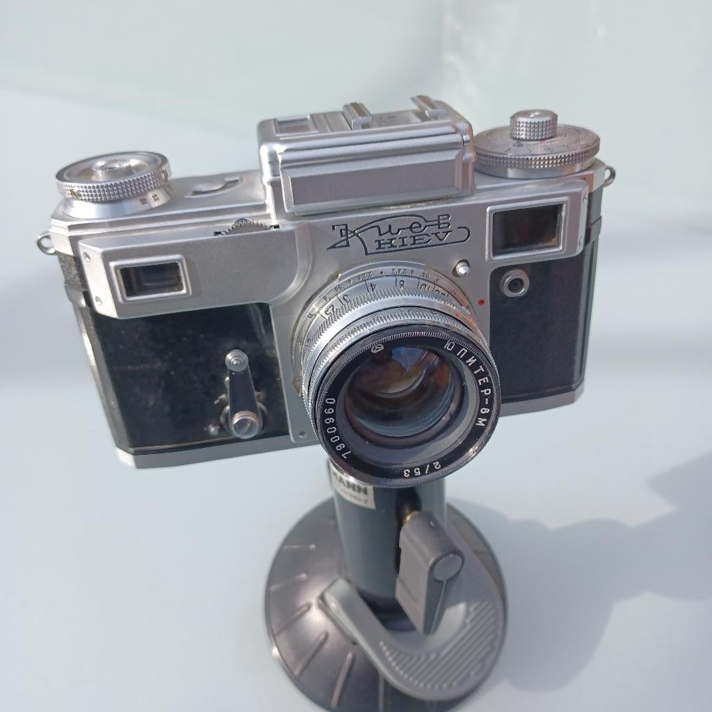 Vintage Kiev 4 camera in zeer goede staat, Audio, Tv en Foto, Fotocamera's Analoog, Ophalen of Verzenden, Gebruikt, Spiegelreflex