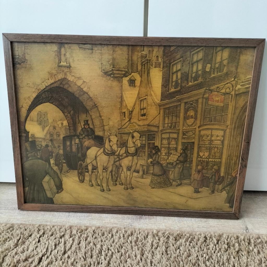 Anton Pieck schilderij ( 2 stuks), Ophalen