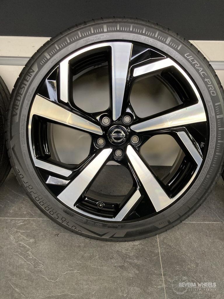 19” originele Nissan Qashqai J10 J11 Tekna velgen + banden, Auto-onderdelen, Banden en Velgen, Banden en Velgen, Zomerbanden, 19 inch