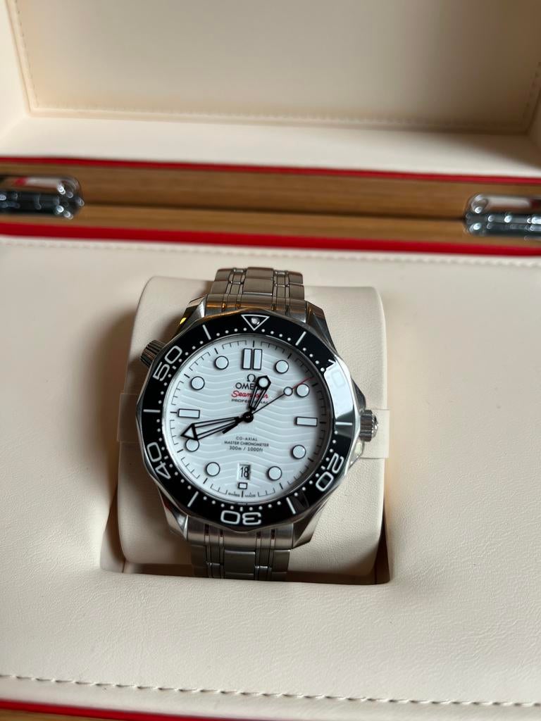 Omega Seamaster Diver 300m 42mm uit 2022 - Complete Set, Sieraden, Tassen en Uiterlijk, Horloges | Heren, Ophalen, Staal, Staal