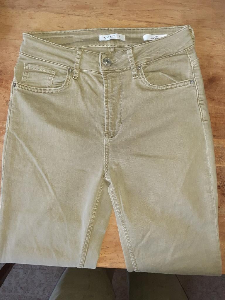 Costes high waist flared jeans W28 L32 olijfgroen, Overige kleuren, Ophalen of Verzenden, Zo goed als nieuw, W28 - W29 (confectie 36)