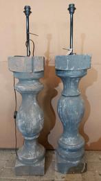 Balusters en lampenkappen, Ophalen of Verzenden, Grijs, Rond, 50 cm of meer