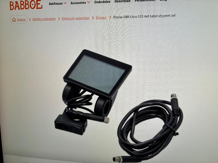 NIEUWE Display-Babboe-Big-E-City-E-Curve-E-Mini-E-Carve-E-, Fietsen en Brommers, Fietsaccessoires | Fietscomputers, Nieuw, Ophalen of Verzenden
