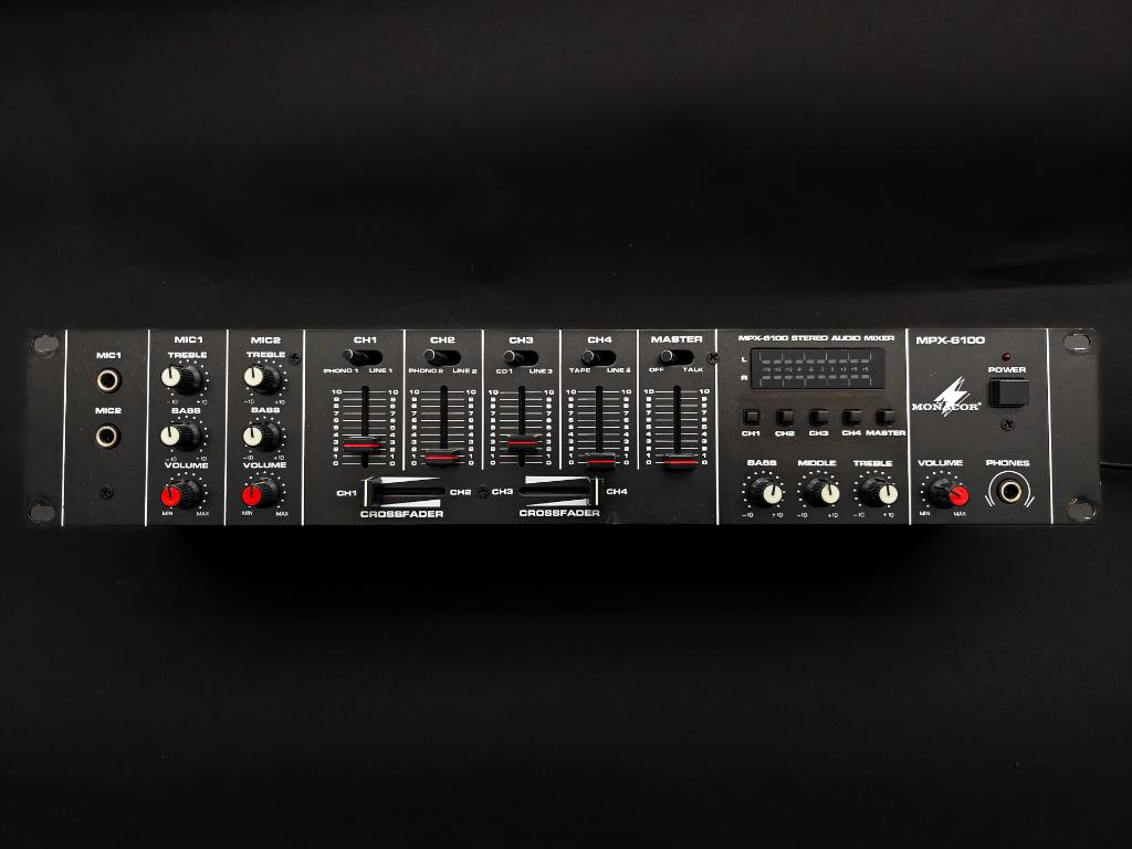 Vintage Audiomixer Monacor MPX-6100, Ophalen, Gebruikt