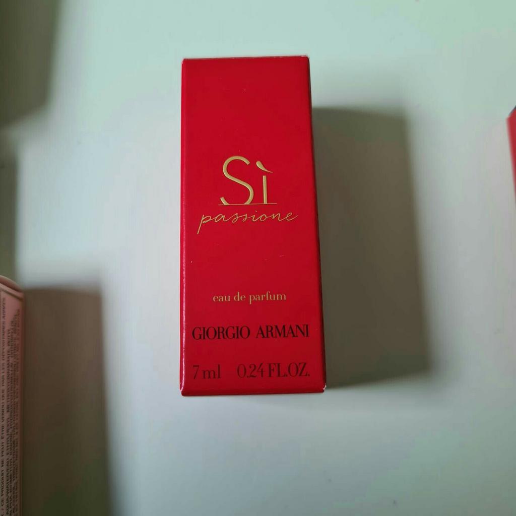 Armani si passione eau de parfum miniatuur 7ml, Ophalen of Verzenden, Nieuw