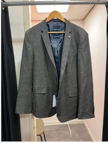 Carter & Davis colbert 56, Kleding | Heren, Kostuums en Colberts, Nieuw, Maat 56/58 (XL), Zwart, Ophalen of Verzenden