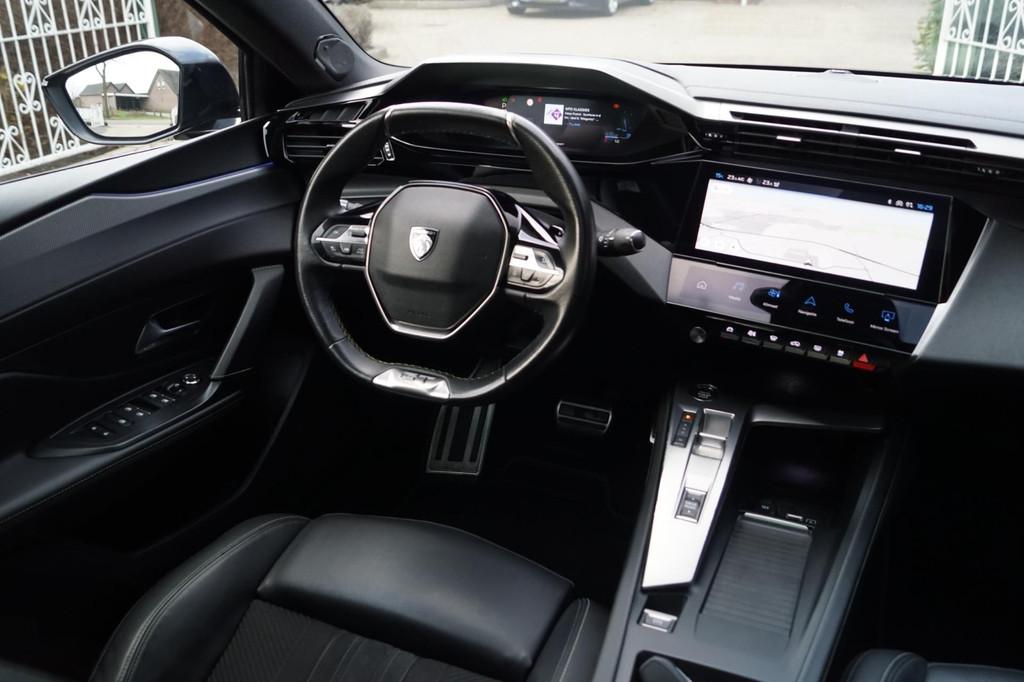 Peugeot 408 1.2 PureTech GT 130 PK Autom Panodak Leder/Alcan, Gebruikt, 1199 cc, Zwart, Origineel Nederlands