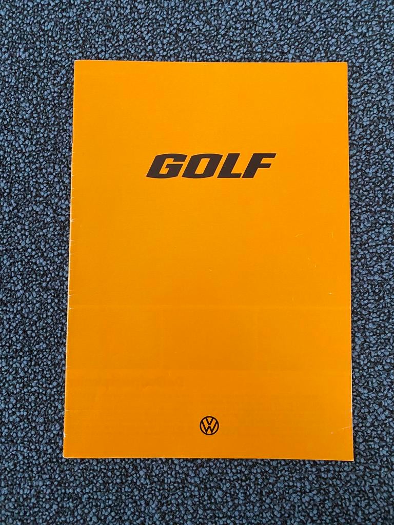 Volkswagen Golf autofolder (1977), Ophalen of Verzenden, Zo goed als nieuw, Volkswagen