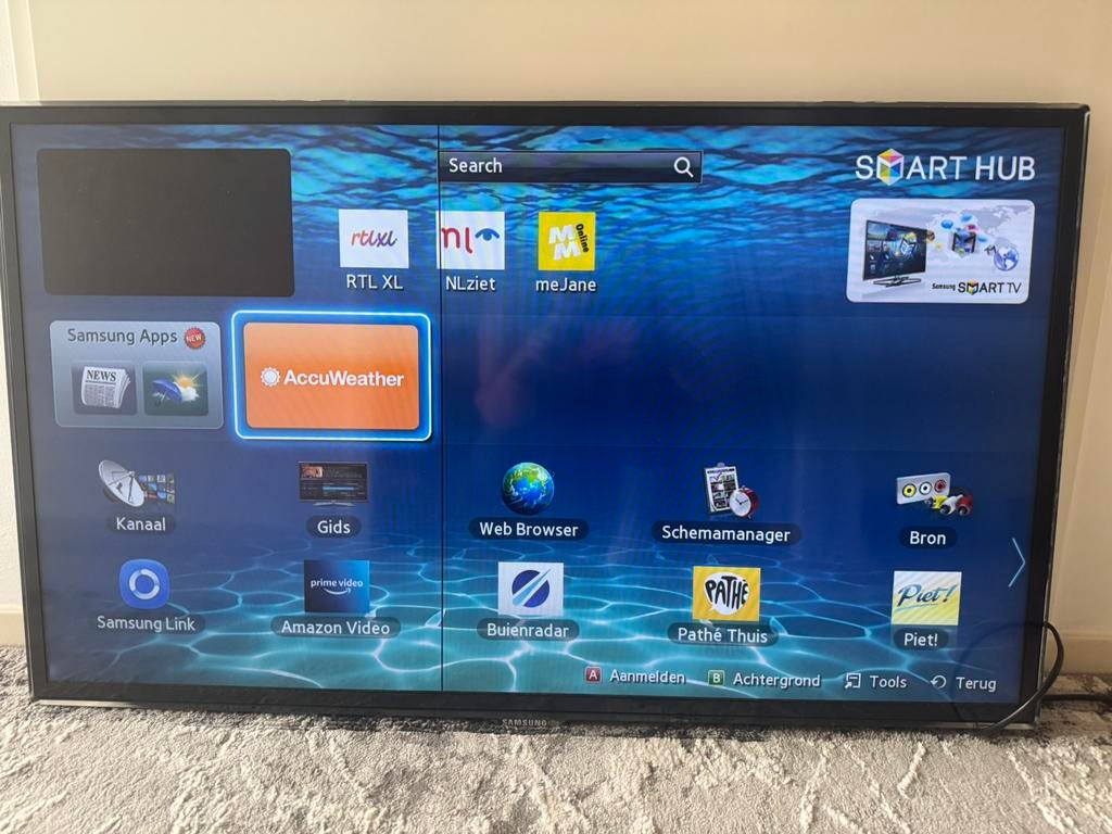 Smart Samsung tv 40 inch, Gebruikt, 50 Hz, Ophalen of Verzenden, Samsung