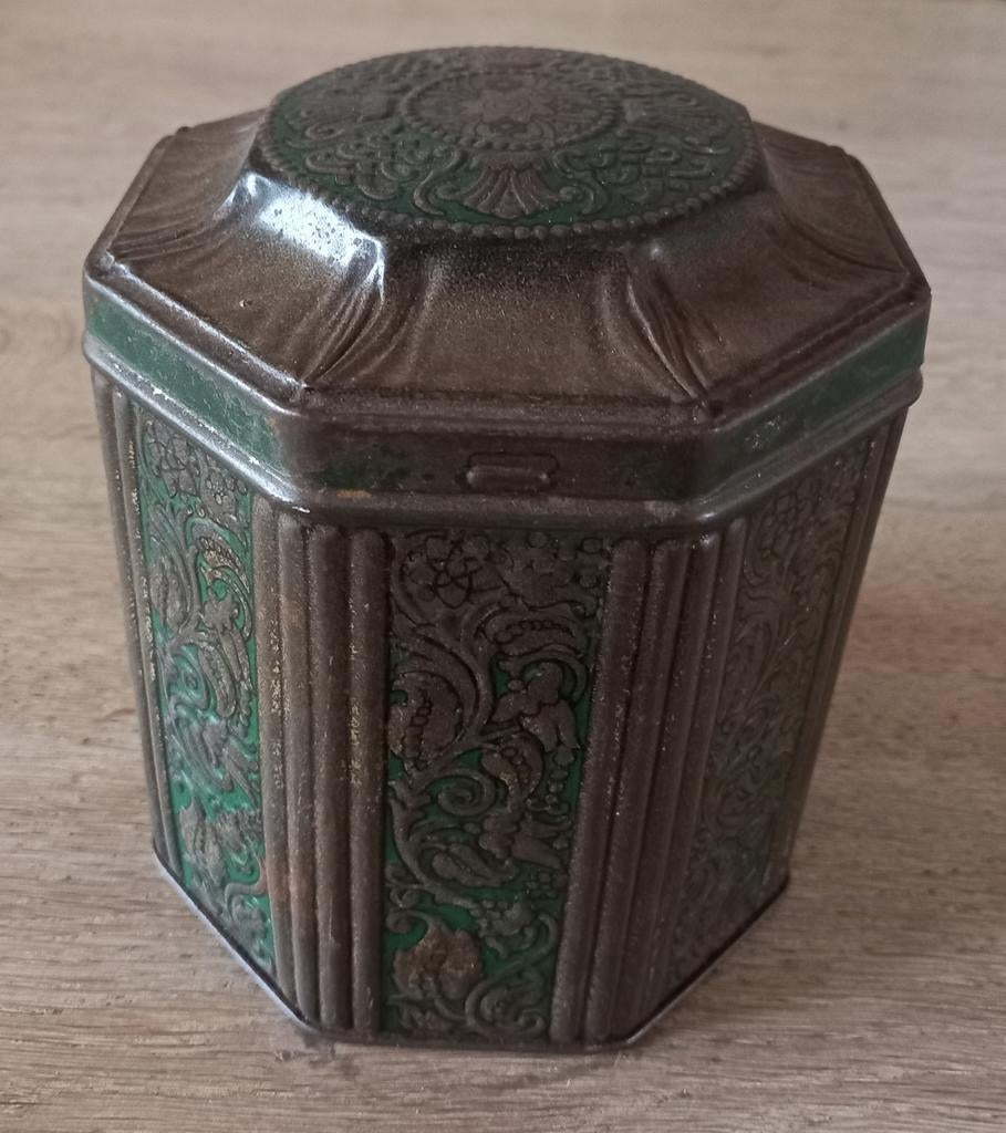 Vintage brocante blik Lieftinck rooktabak Groningen, Ophalen of Verzenden, Gebruikt, Overige