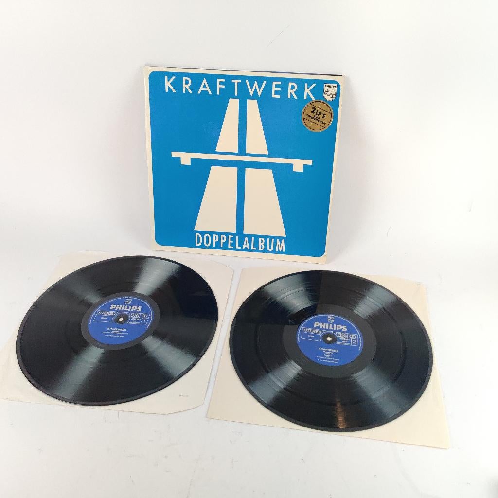 Kraftwerk Doppelalbum 2x LP 1974 || BIEDEN, Dubbel-LP, Ophalen of Verzenden, Gebruikt, 12 inch