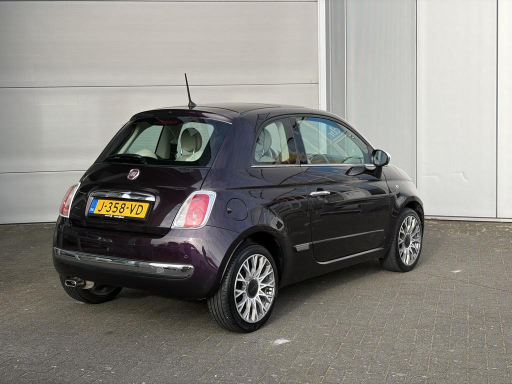 Fiat 500 1.2 Lounge Pano/Unieke uitvoering!, Auto's, Fiat, Voorwielaandrijving, Euro 5, Stof, Gebruikt