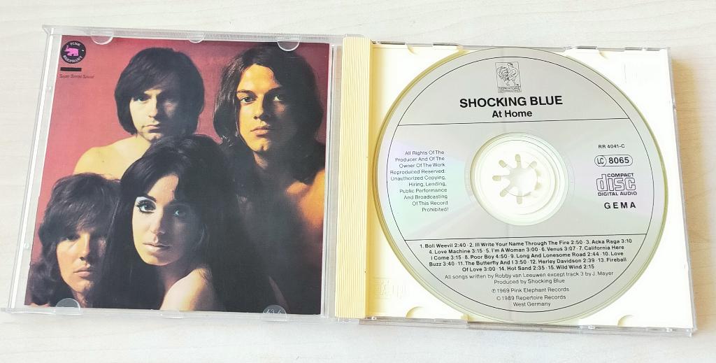 Shocking Blue - At Home CD 1969/1989, Ophalen of Verzenden, Zo goed als nieuw, Poprock