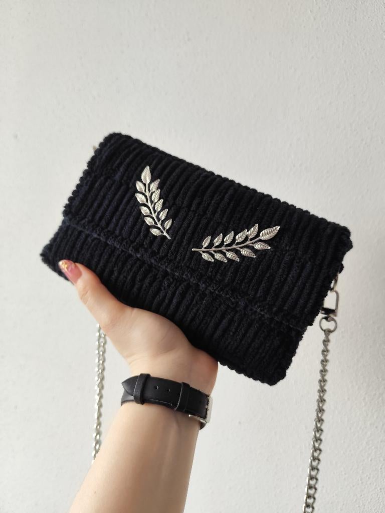 Handmade bags, Sieraden, Tassen en Uiterlijk, Tassen | Damestassen, Ophalen of Verzenden, Nieuw, Zwart, Schoudertasje