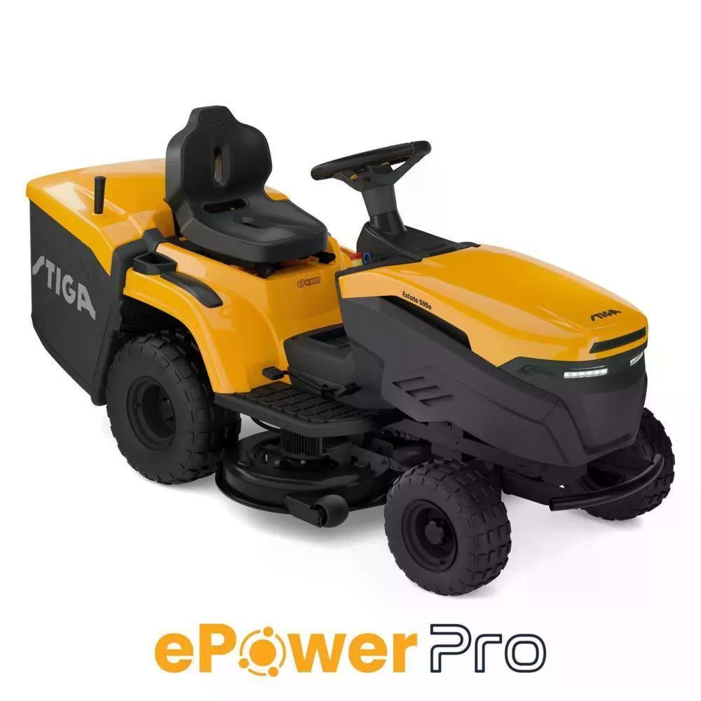 Stiga ESTATE 598e accu zitmaaier, Tuin en Terras, Zitmaaiers, Lange Dreef 11, Nieuw, Ophalen of Verzenden, Opvangbak