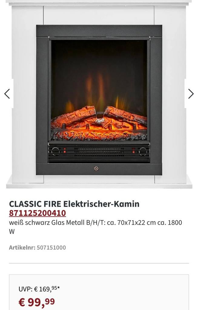 Elektrische Sfeerhaard, Ophalen, Zo goed als nieuw, Vrijstaande haard, Elektrische haard