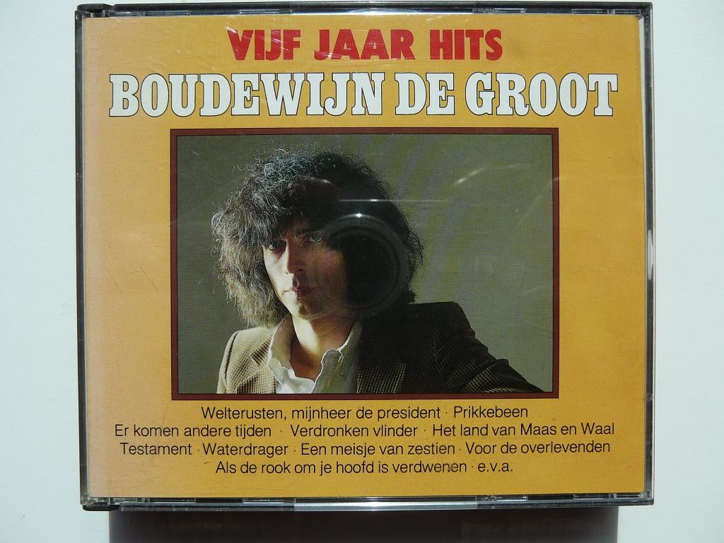 cd  Boudewijn de Groot   Vijf jaar Hits   2x CD's, Cd's en Dvd's, Ophalen of Verzenden, 1960 - 1969, Gebruikt, Boxset