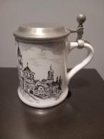 Bierpul met tinnen deksel - Wangen im Allgäu, Ophalen of Verzenden